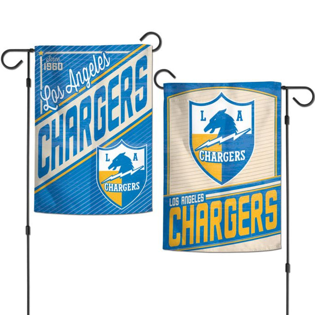 Los Angeles Chargers / Classic Logo RETRO Garden Flags 2 sided 12.5" x 18"