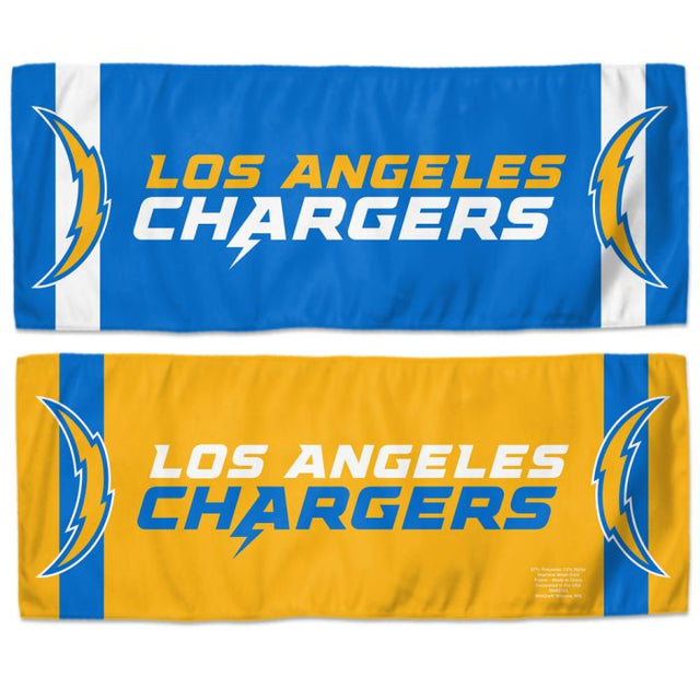 Toalla refrescante de Los Angeles Chargers de 12" x 30"