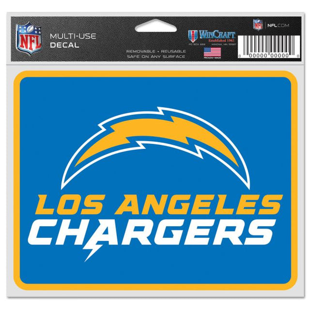 Los Angeles Chargers Fan Decals 5" x 6"