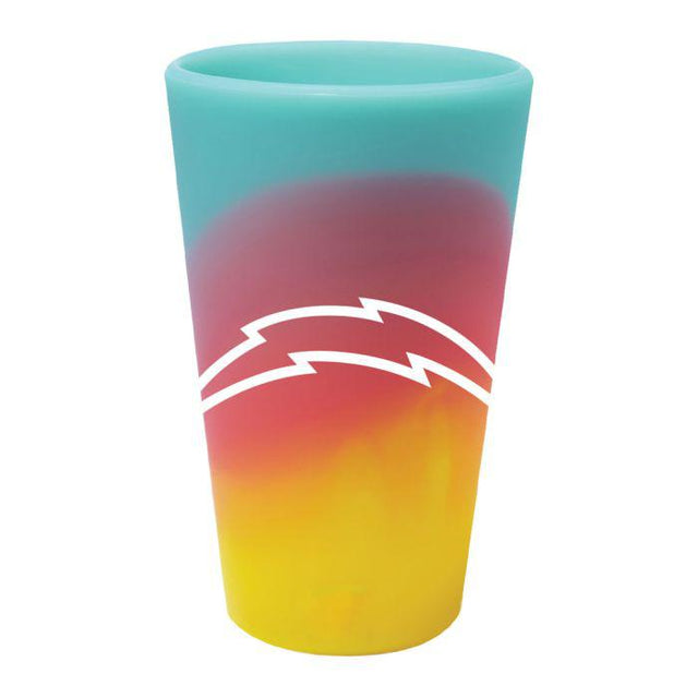 Los Angeles Chargers Fashion 16 oz Silicone Pint Glass