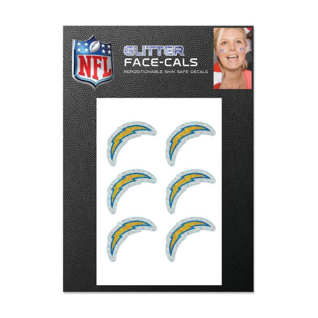 Los Angeles Chargers Glitter Tattoo 6 Pack