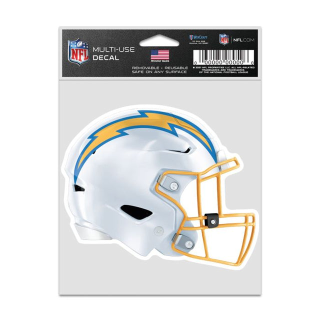 Los Angeles Chargers Helmet Fan Decals 3.75" x 5"