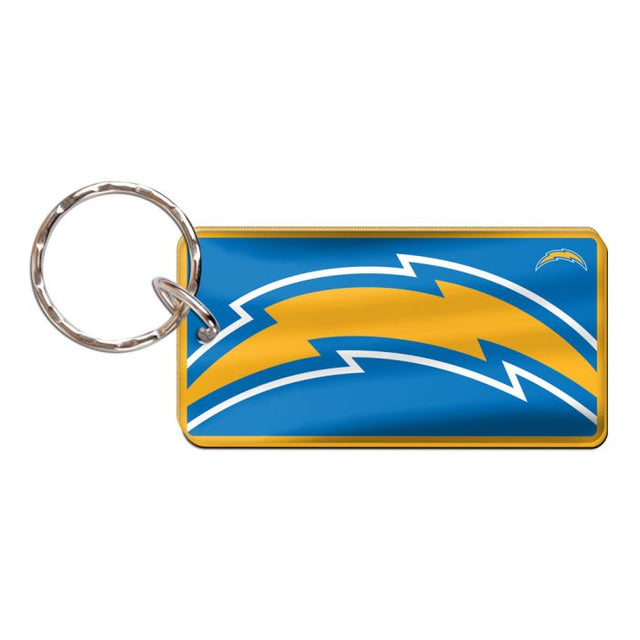 Llavero rectangular de Los Angeles Chargers