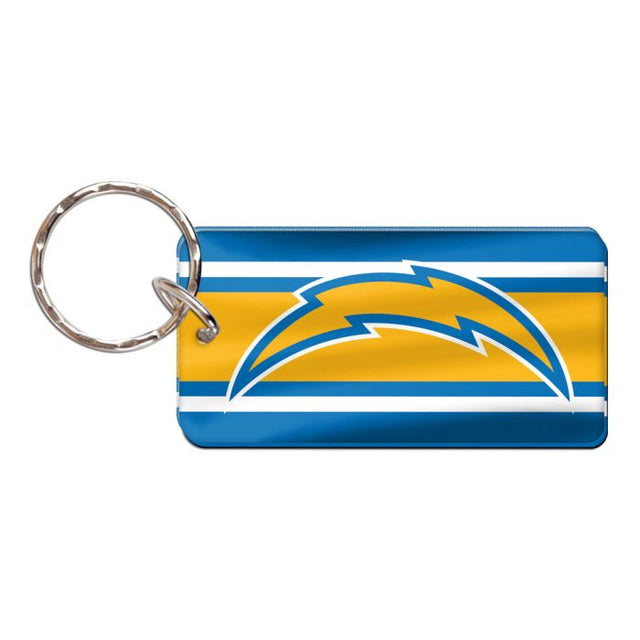 Llavero rectangular de Los Angeles Chargers