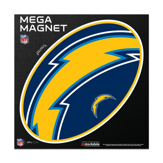 Imanes para exteriores Mega de Los Angeles Chargers, 6" x 6"