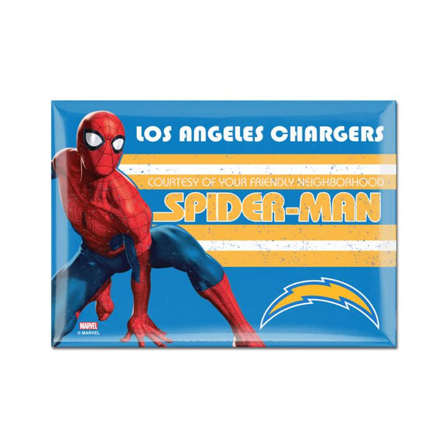 Los Angeles Chargers / Marvel (C) 2021 Marvel Metal Magnet 2.5" x 3.5"