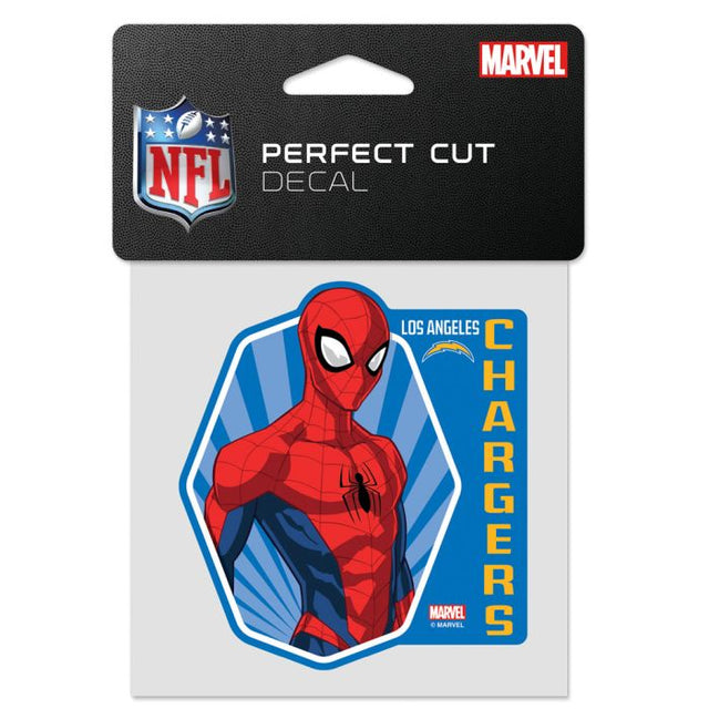 Los Angeles Chargers / Marvel (C) 2021 Marvel Perfect Cut Color Decal 4" x 4"