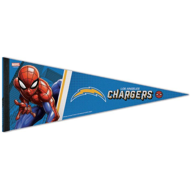 Los Angeles Chargers / Marvel (C) 2021 Marvel Premium Pennant 12" x 30"