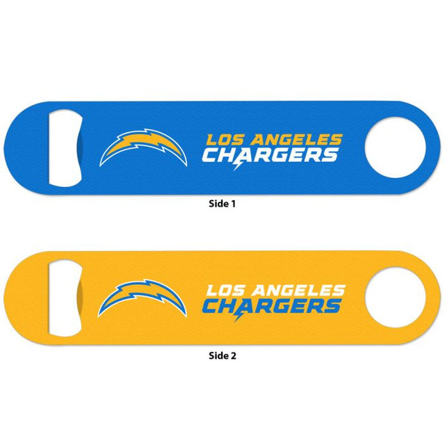 Abridor de botellas de metal de dos caras de Los Angeles Chargers