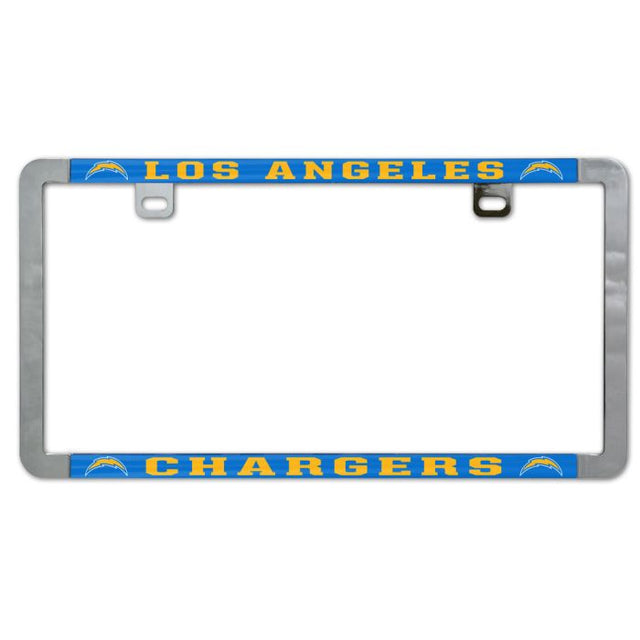 Los Angeles Chargers Metal Lic. Plate Frame Slim