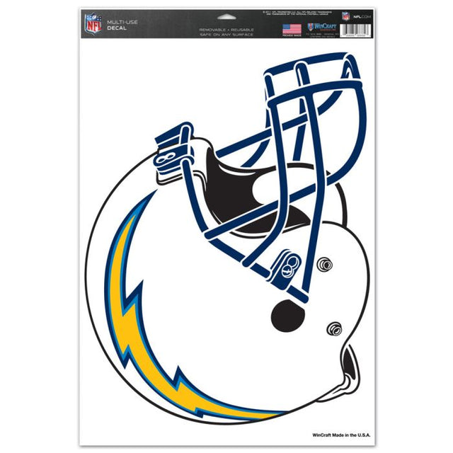 Calcomanía multiusos de Los Angeles Chargers, 11" x 17"