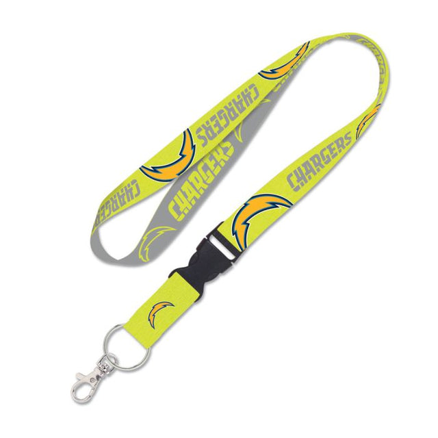 Los Angeles Chargers NEON Lanyard w/detachable buckle 1"