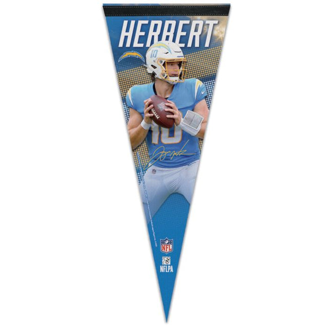 Los Angeles Chargers Premium Pennant 12" x 30" Justin Herbert