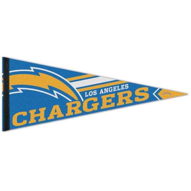 Banderín premium de Los Angeles Chargers de 12" x 30"