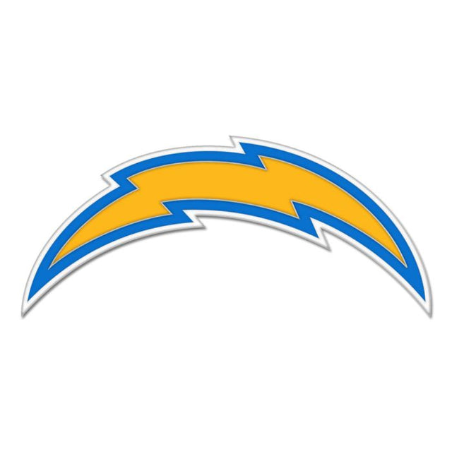 Tarjeta de joyería con pin esmaltado de colección con el logotipo principal de Los Angeles Chargers