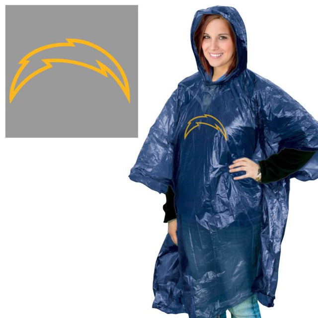 Poncho de lluvia de Los Angeles Chargers