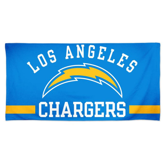 Toalla de playa Spectra de Los Angeles Chargers de 30" x 60"