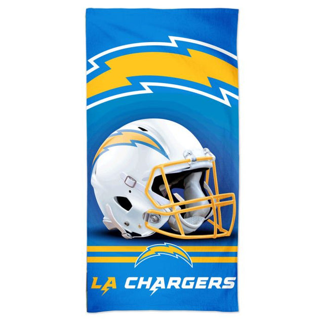 Toalla de playa Spectra de Los Angeles Chargers de 30" x 60"