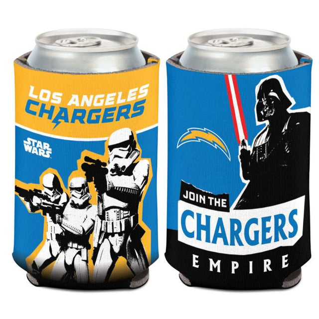 Enfriador de lata Los Angeles Chargers / Star Wars Darth Vader de 12 oz.