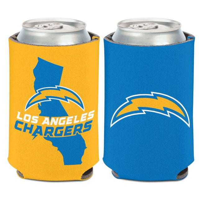 Enfriador de lata con forma de estado de Los Angeles Chargers, 12 oz.