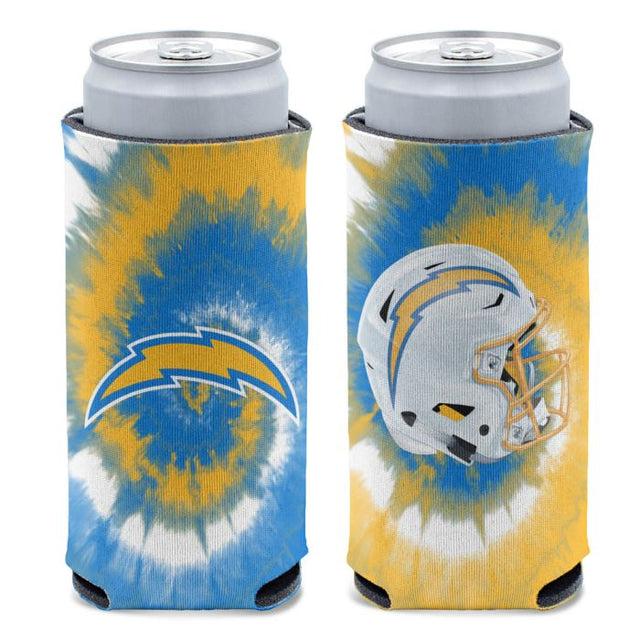 Los Angeles Chargers Tie Dye 12 oz Slim Can Cooler