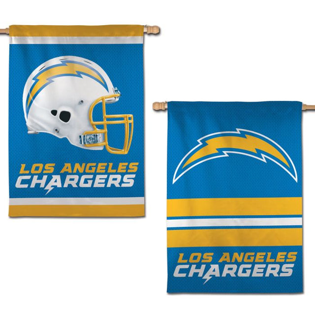 Bandera vertical de los Chargers de Los Ángeles, de 2 lados, 71 x 101 cm