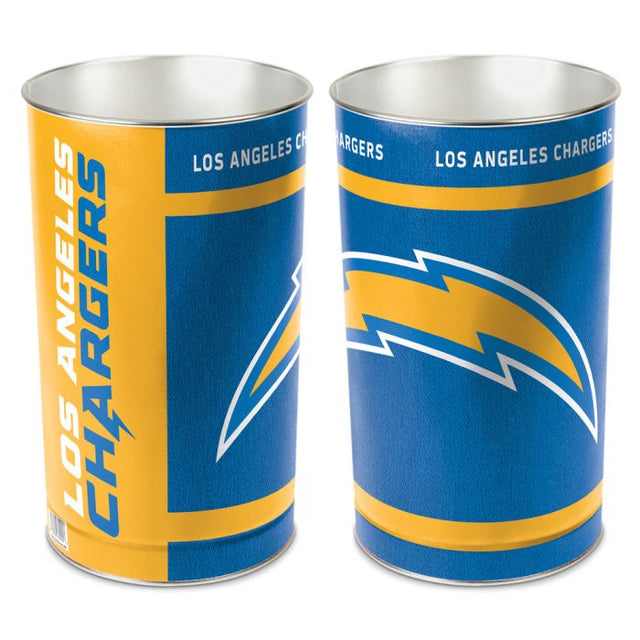 Los Angeles Chargers Wastebasket - tapered 15"H