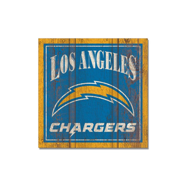 Los Angeles Chargers Wooden Magnet 3" X 3"