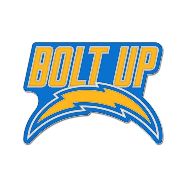 Los Angeles Chargers slogan Collector Enamel Pin Jewelry Card