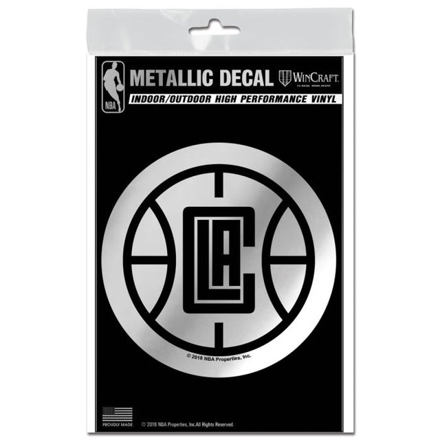 Los Angeles Clippers Decal Metallic 3" x 5"