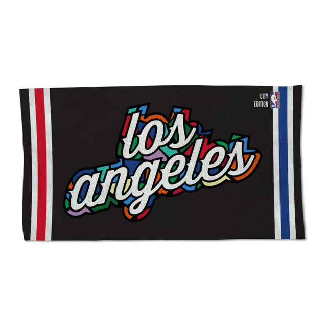 Toalla de vestuario de un solo lado a todo color de Los Angeles Clippers