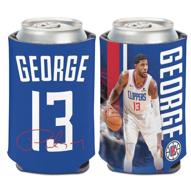 Enfriador de latas con imagen de Los Angeles Clippers de 12 oz. Paul George