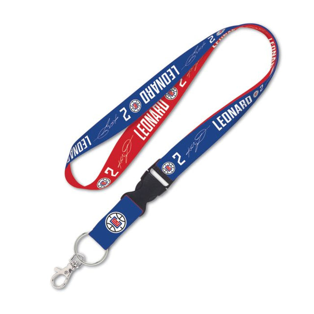 Los Angeles Clippers Lanyard w/detachable buckle 1" Kawhi Leonard