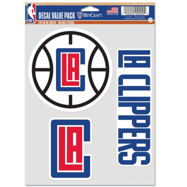 Los Angeles Clippers Multi Use 3 Fan Pack