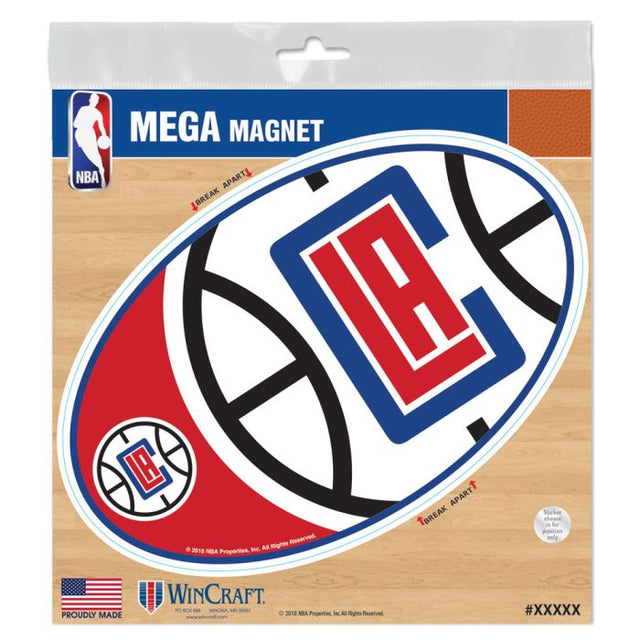 Imanes para exteriores de Los Angeles Clippers, 6" x 6"