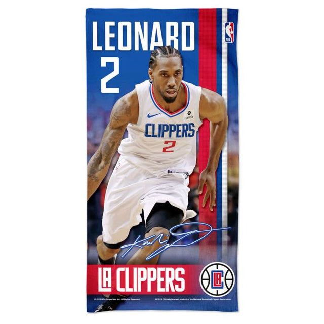 Los Angeles Clippers Spectra Beach Towel 30" x 60" Kawhi Leonard