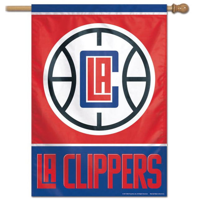 Bandera vertical de Los Angeles Clippers de 28" x 40"