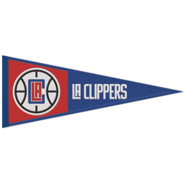 Banderín de lana de Los Angeles Clippers de 13" x 32"