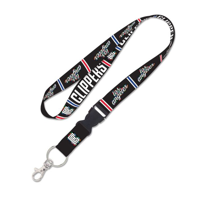 Los Angeles Clippers city Lanyard w/detachable buckle 1"