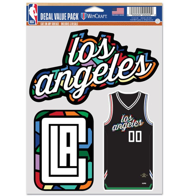 Paquete multiusos para 3 fanáticos de Los Angeles Clippers City