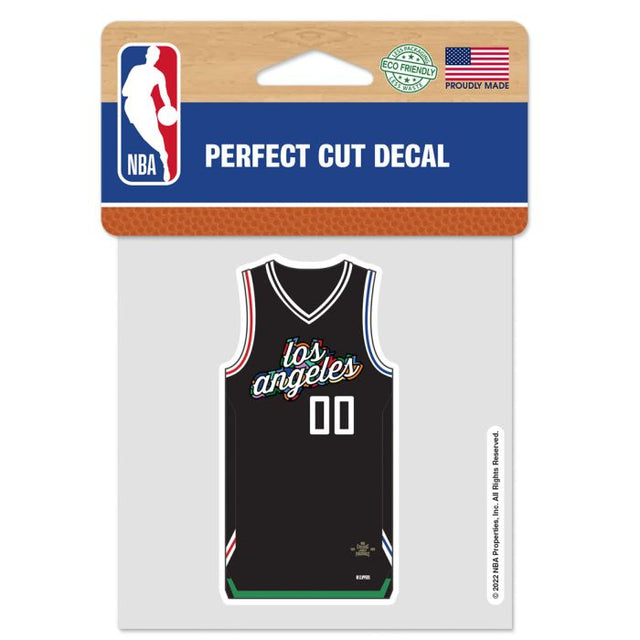 Los Angeles Clippers city Perfect Cut Color Decal 4" x 4"