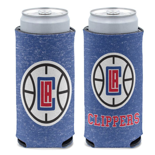 Los Angeles Clippers colored heather 12 oz Slim Can Cooler