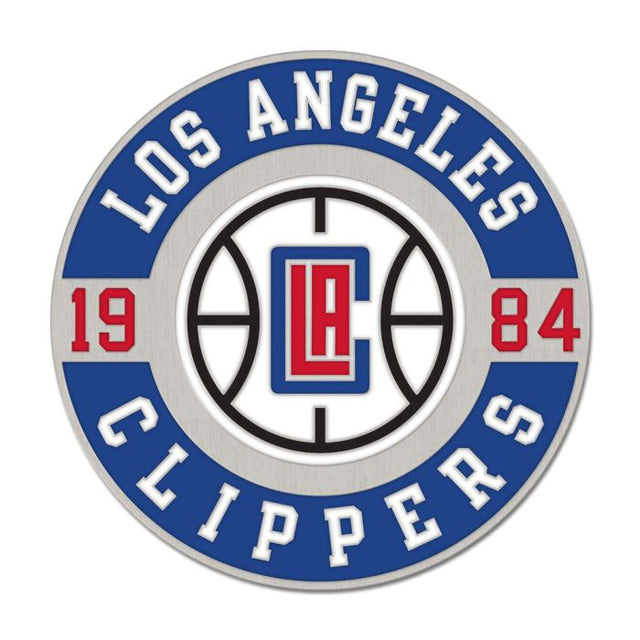 Los Angeles Clippers round est Collector Enamel Pin Jewelry Card