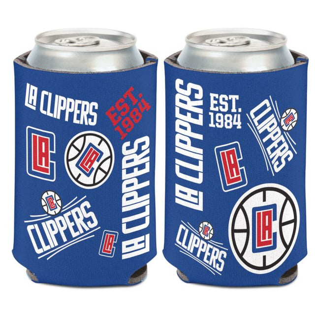 Los Angeles Clippers scatter Can Cooler 12 oz.