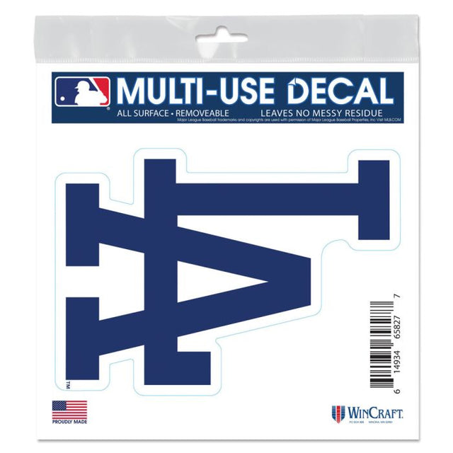 Los Angeles Dodgers All Surface Decal 6" x 6"