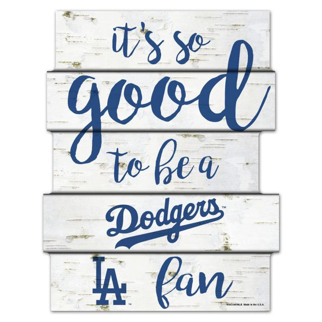 Los Angeles Dodgers BIRCH Wood Sign 11"X14"