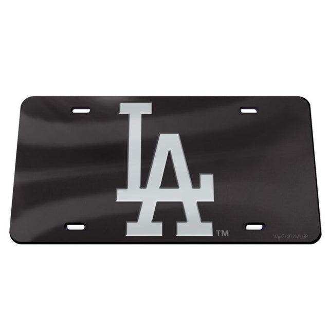 Los Angeles Dodgers BLACK Specialty Acrylic License Plate