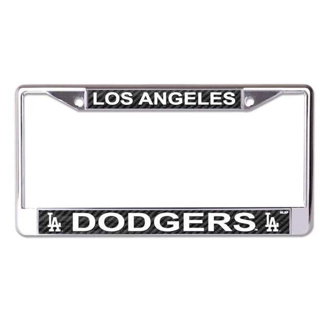 Los Angeles Dodgers CARBON Lic Plt Frame S/L Printed