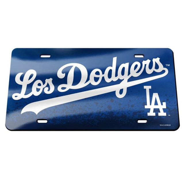 Los Angeles Dodgers CITY CONNECT Specialty Acrylic License Plate