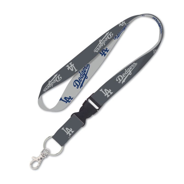 Los Angeles Dodgers Charcoal Lanyard w/detachable buckle 1"